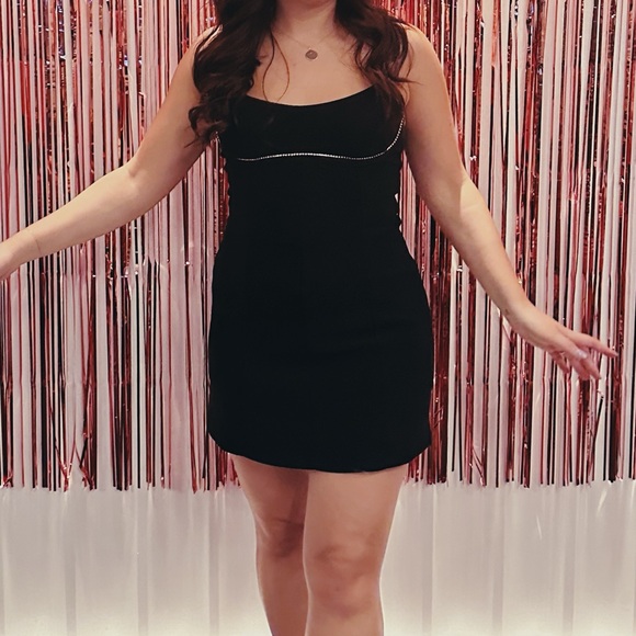 Lunara Mini Dress Black - US 6 / Black - Picture 2 of 2